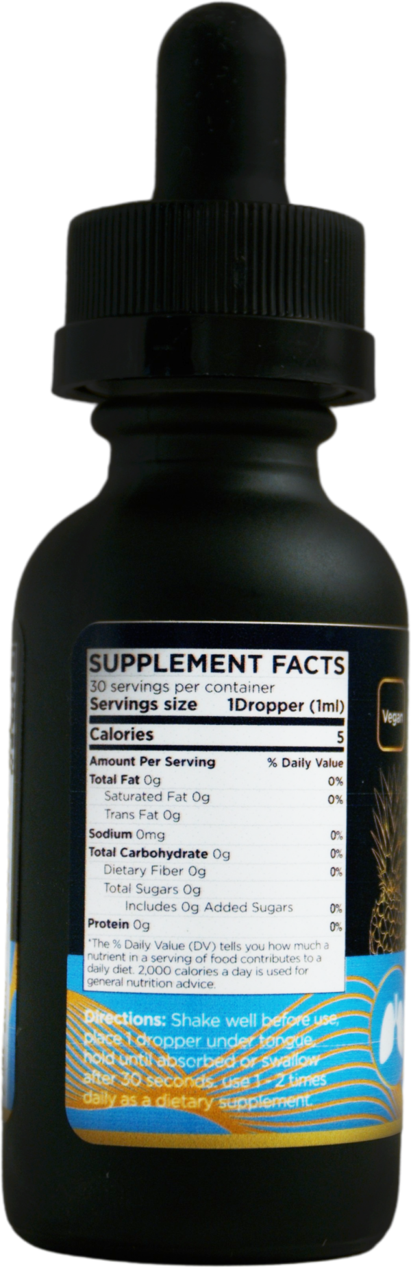 Cordyceps Mushroom, Lung Support Tincture Oil (Pineapple) - Image 2