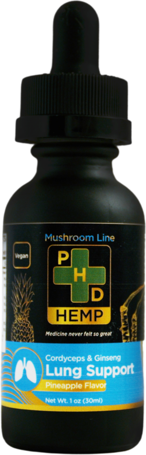 Cordyceps Mushroom, Lung Support Tincture Oil (Pineapple)