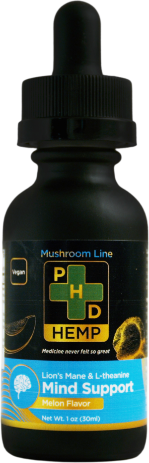 Lion's Mane Mushroom, Mind Support Tincture Oil (Melon)