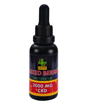 2,000mg Mixed Berry Tincture Oil No THC (Broad Spectrum)