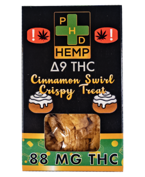 88mg Cinnamon Swirl Crispy Treat