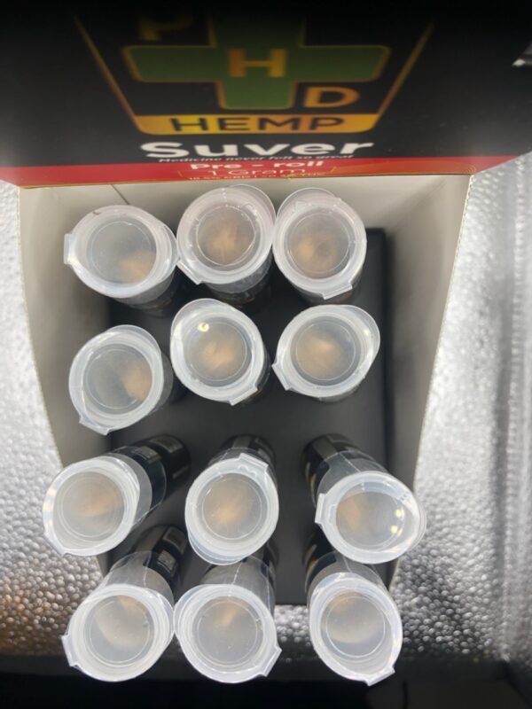 CBD Pre-Roll Box (12 count) Suver Strain - Image 4